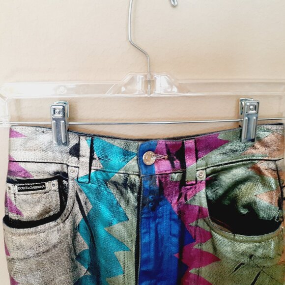 Dolce & Gabbana Amber Painted Jeans - Picture 5 of 16